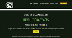Desktop Screenshot of caata.net